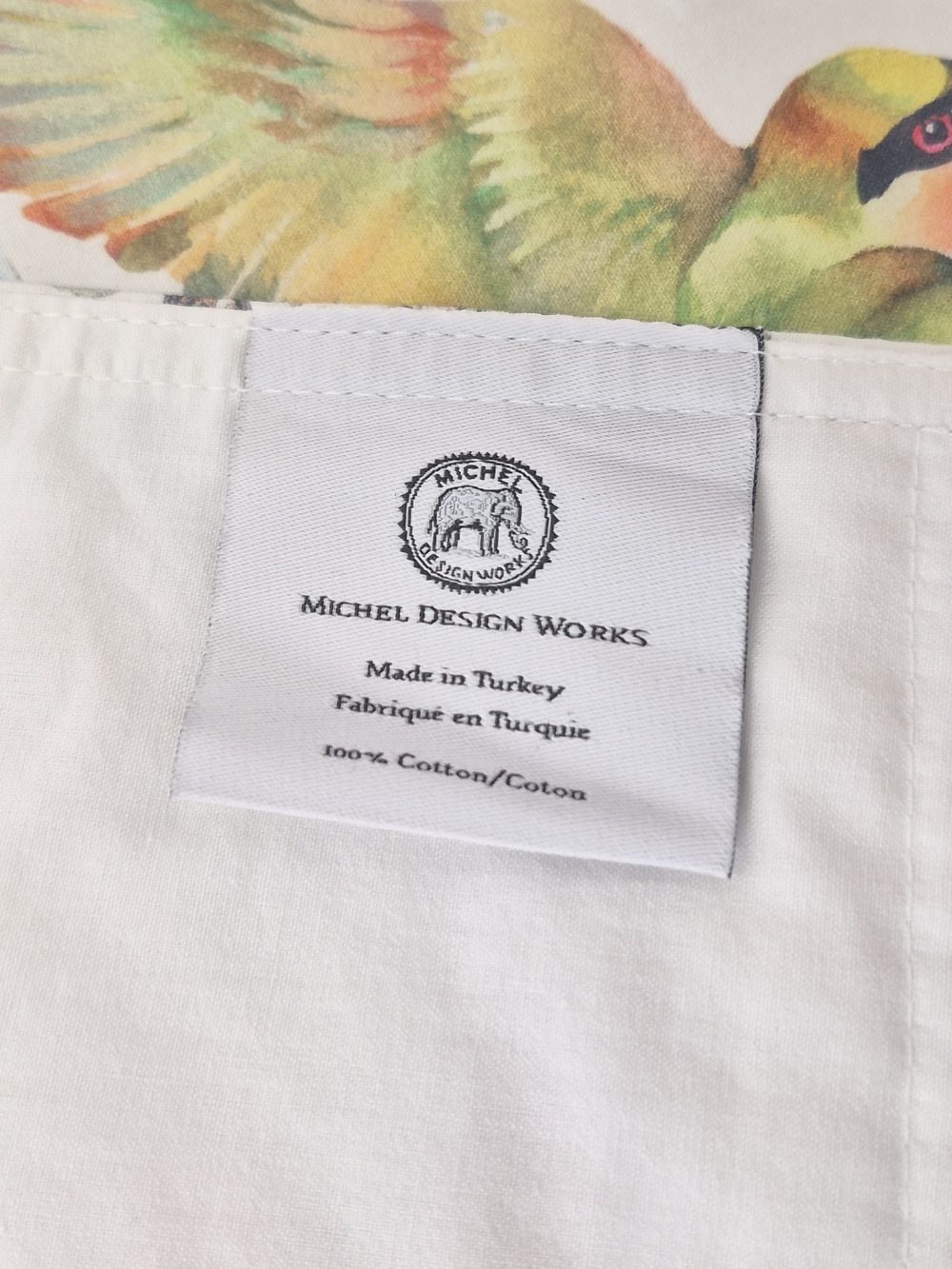 Michel Design Works Bird Song Hunting Creek 60" Table Runner Vibrant Cotton - Picture 9 of 12